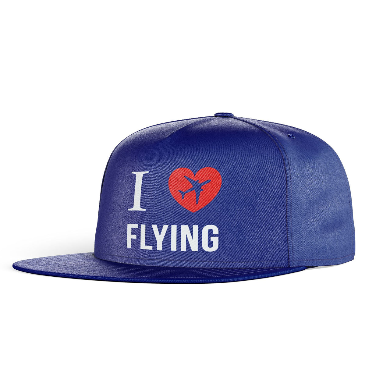 I Love Flying Designed Snapback Caps & Hats