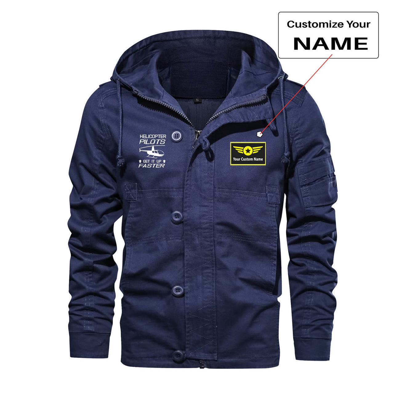 Helicopter Pilots Get It Up Faster Designed Cotton Jackets