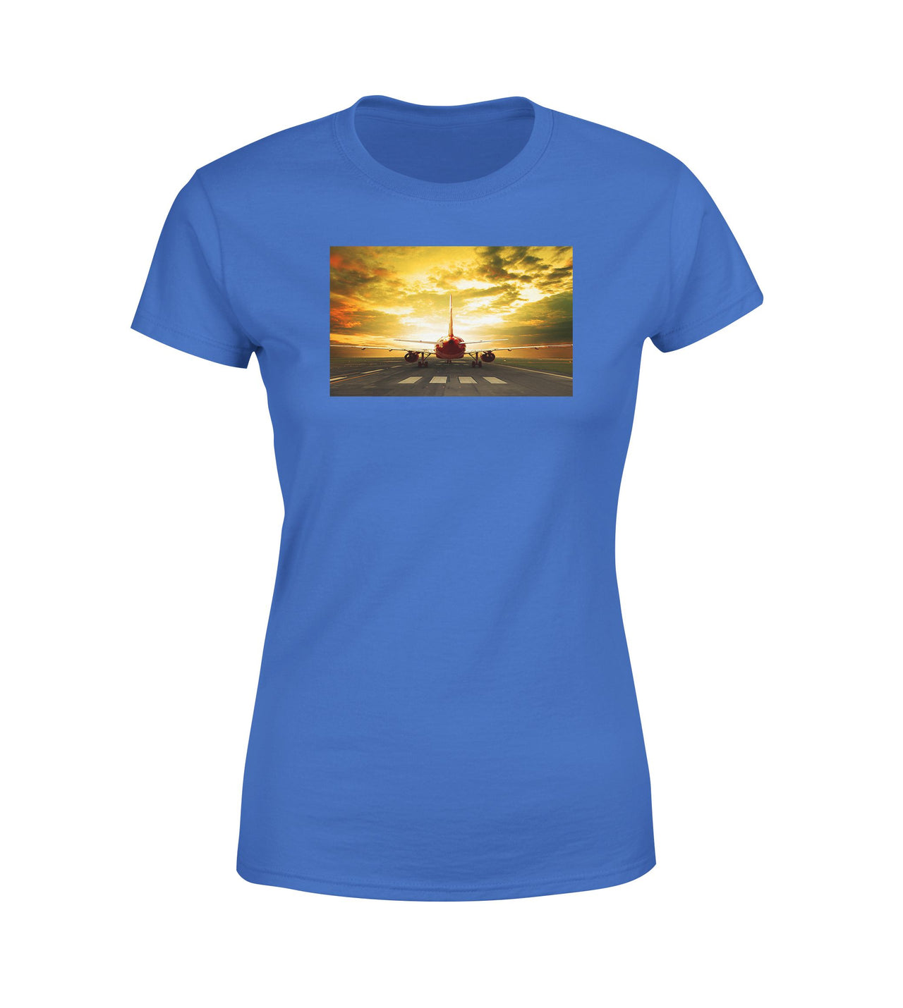Ready for Departure Passanger Jet Designed Women T-Shirts