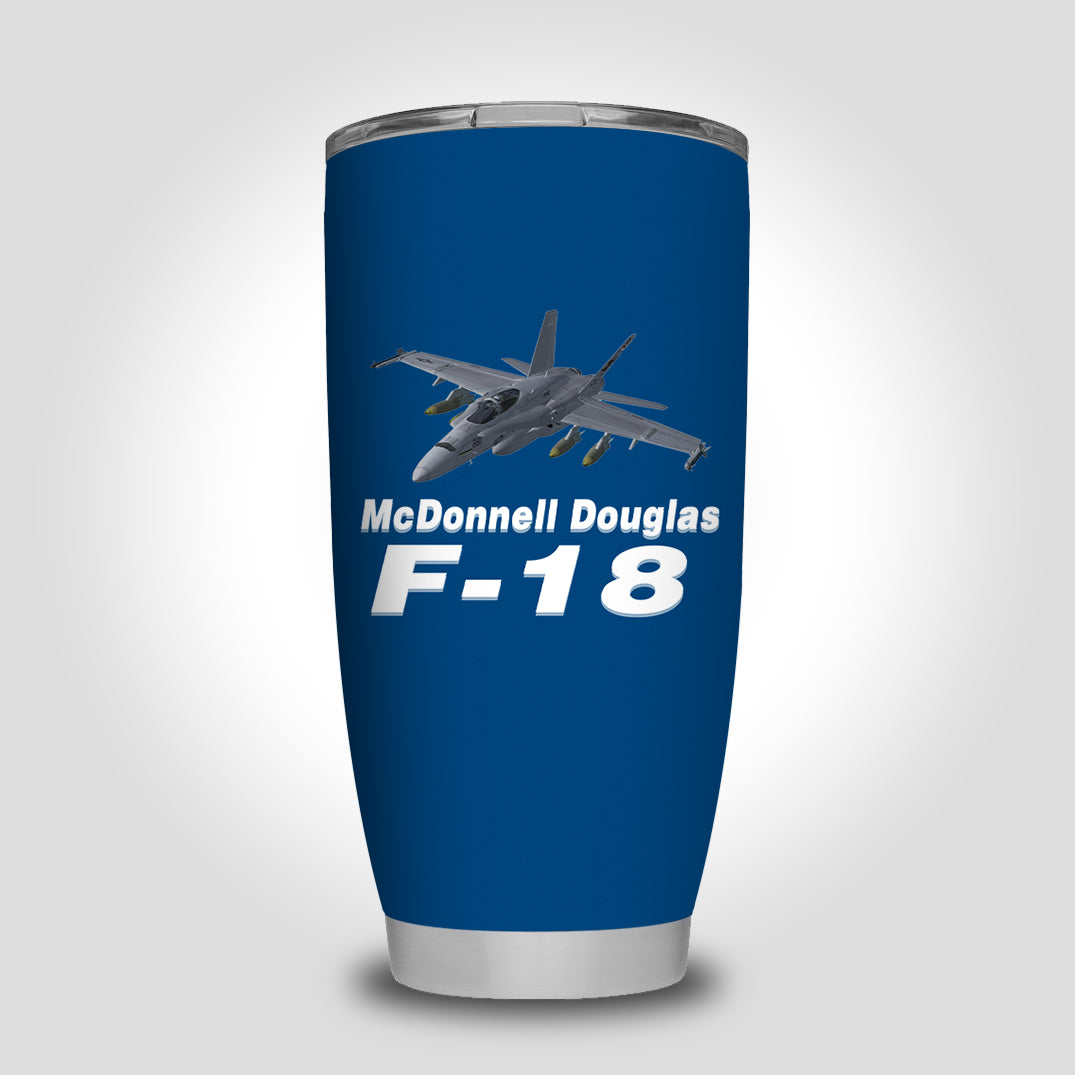 The McDonnell Douglas F18 Designed Tumbler Travel Mugs