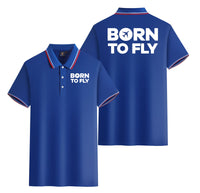 Thumbnail for Born To Fly Special Designed Stylish Polo T-Shirts (Double-Side)