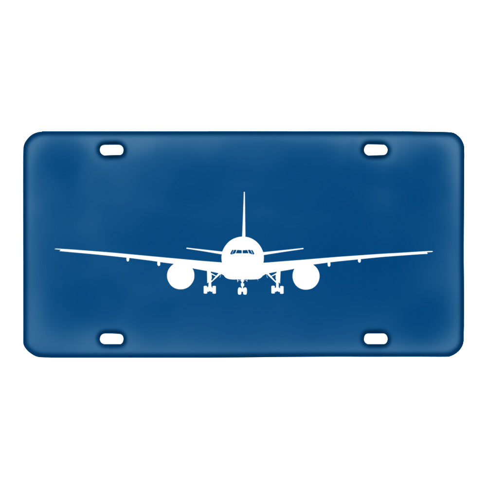Boeing 777 Silhouette Designed Metal (License) Plates