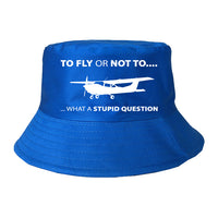 Thumbnail for To Fly or Not To What a Stupid Question Designed Summer & Stylish Hats