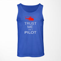 Thumbnail for Trust Me I'm a Pilot (Helicopter) Designed Tank Tops