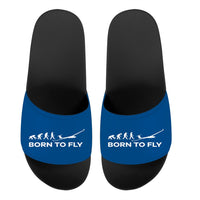 Thumbnail for Born To Fly Glider Designed Sport Slippers