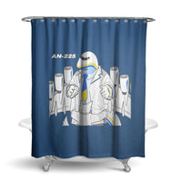 Thumbnail for Antonov AN-225 (18) Designed Shower Curtains