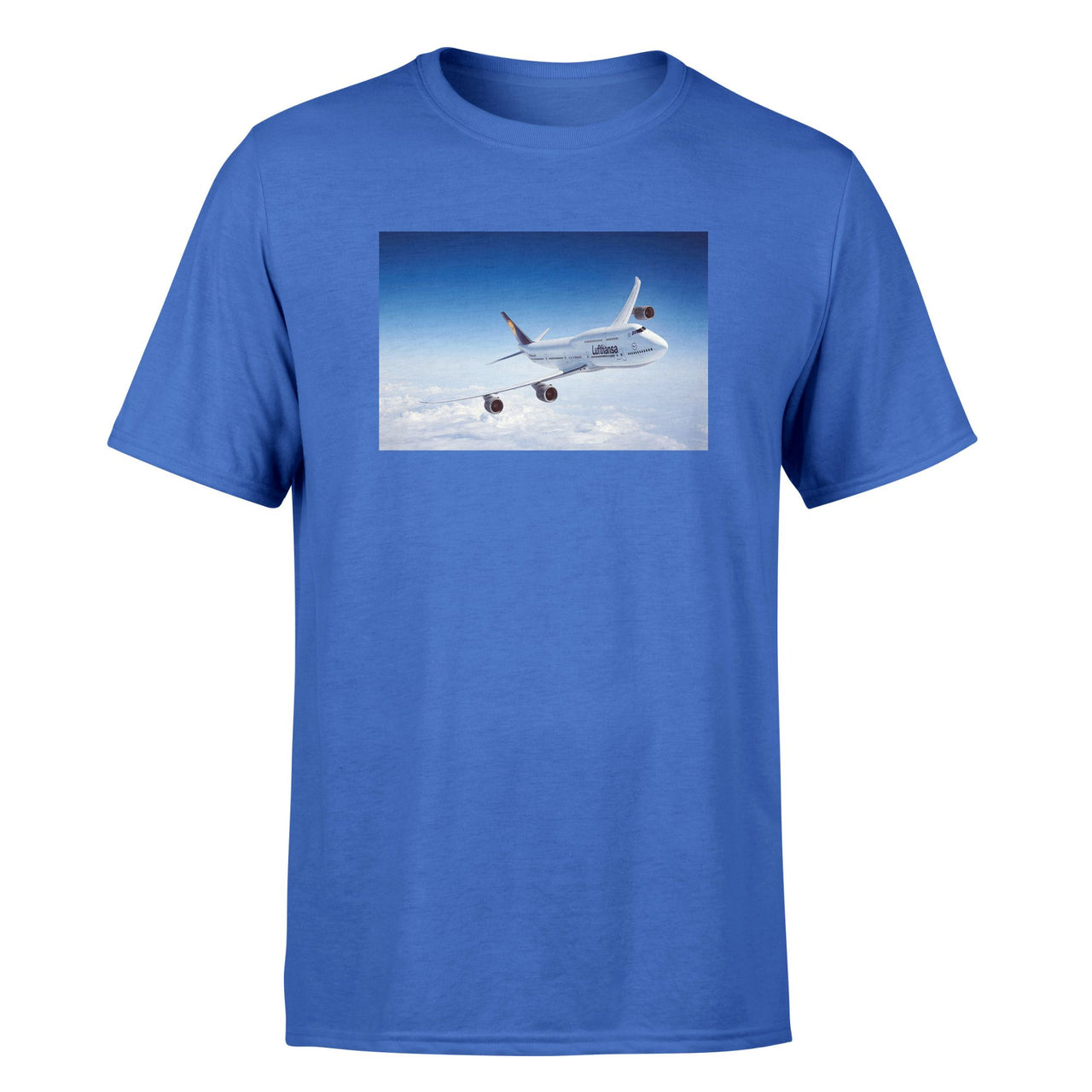 Cruising Lufthansa's Boeing 747 Designed T-Shirts