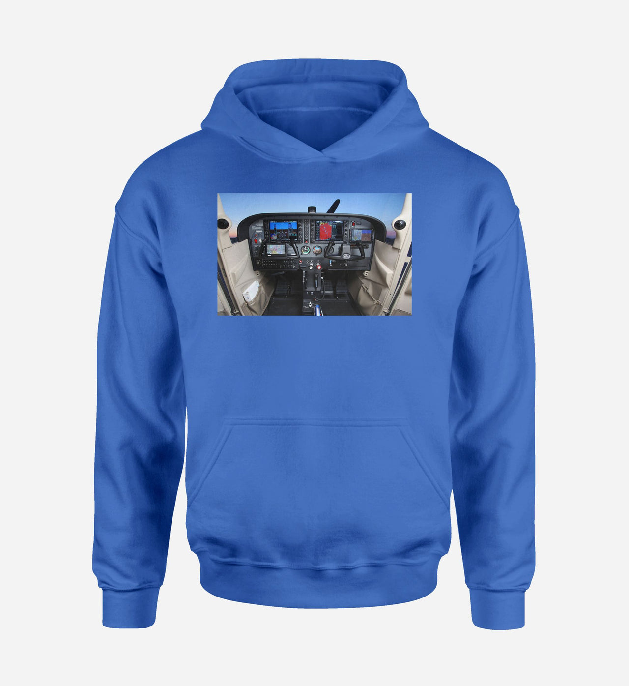 Cessna 172 Cockpit Designed Hoodies