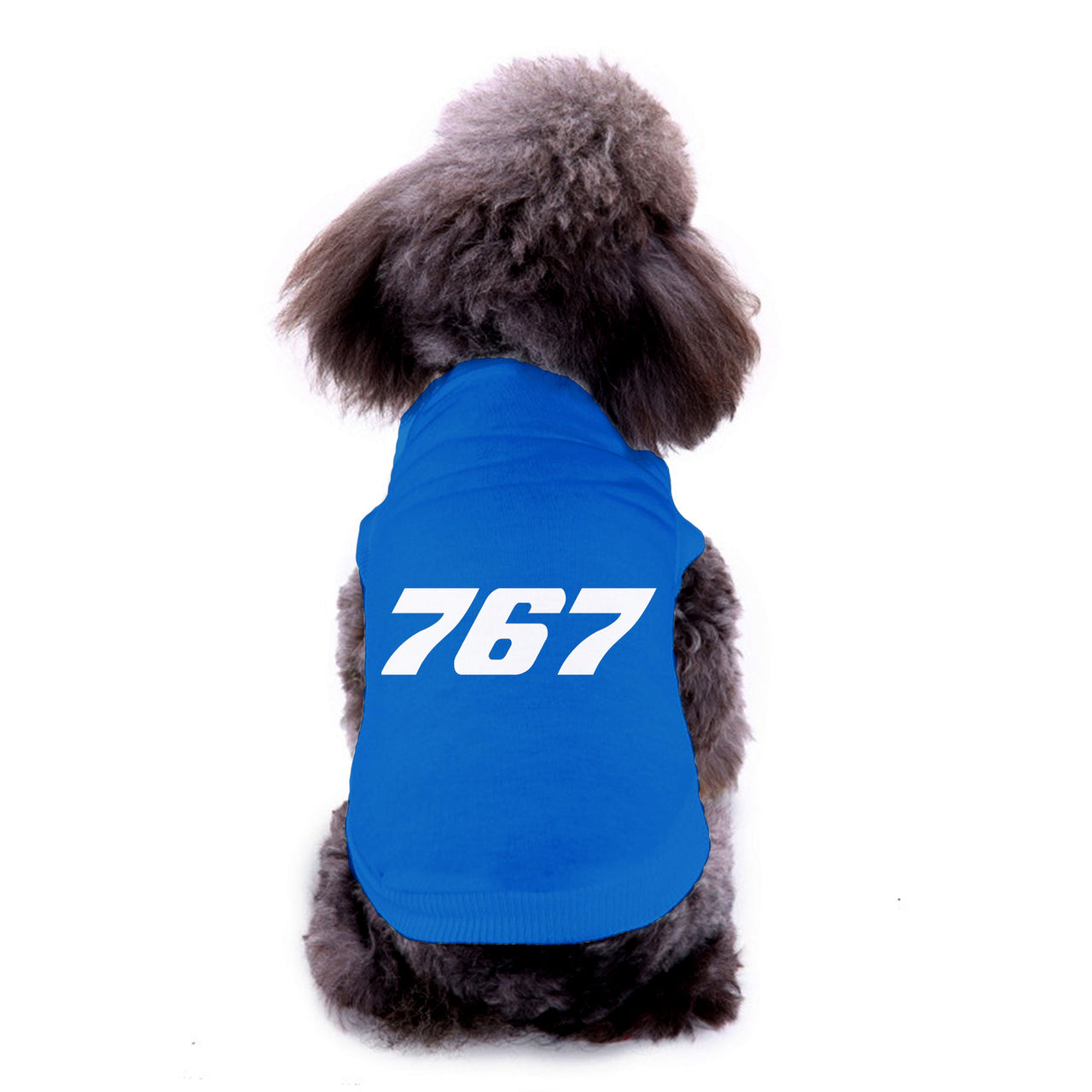 767 Flat Text Designed Dog Pet Vests