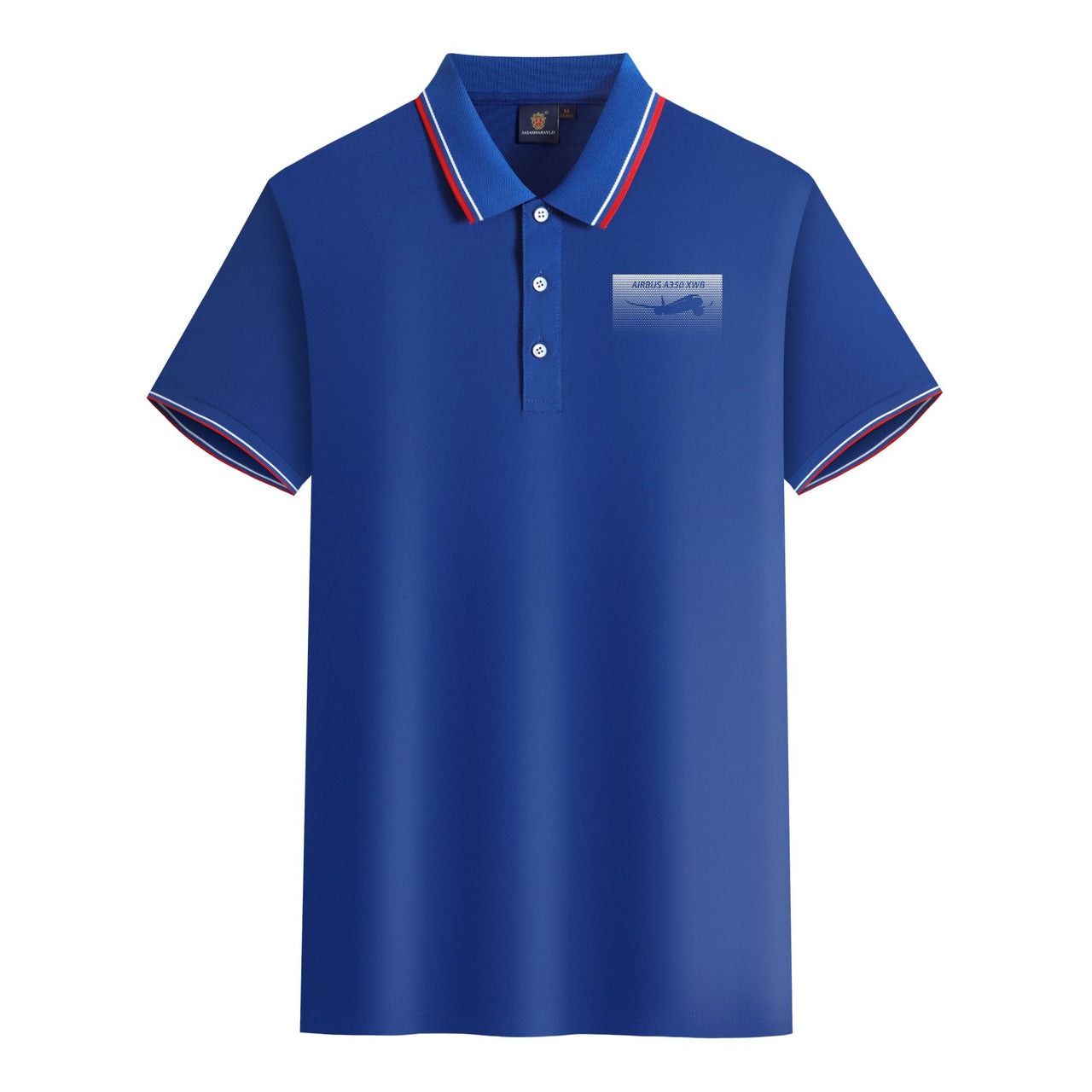 Airbus A350XWB & Dots Designed Stylish Polo T-Shirts