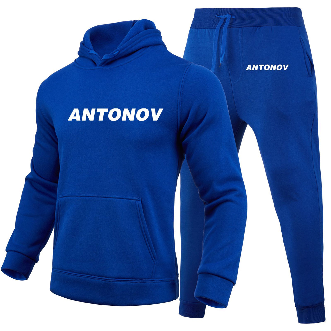Antonov & Text Designed Hoodies & Sweatpants Set