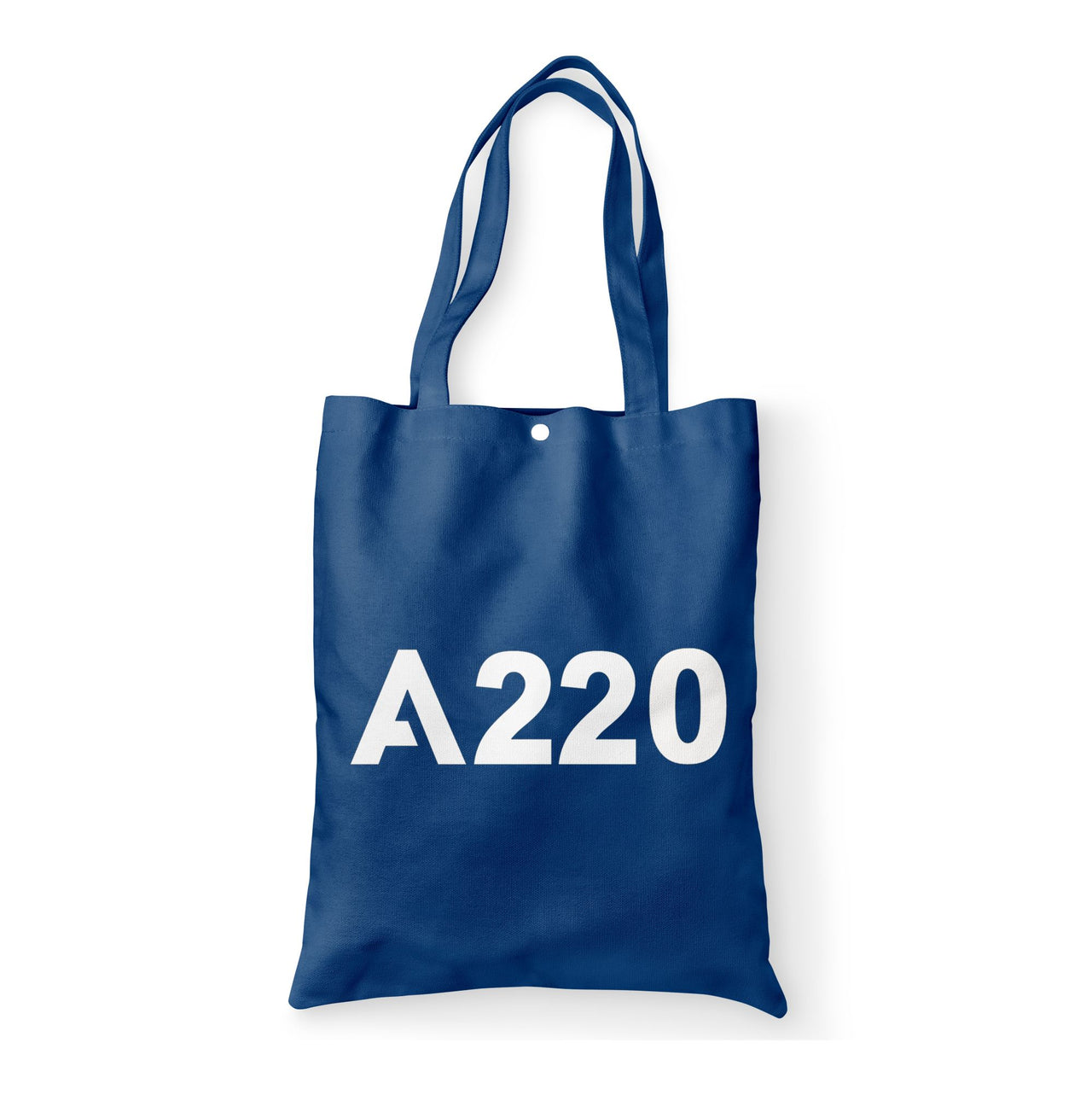 A220 Flat Text Designed Tote Bags