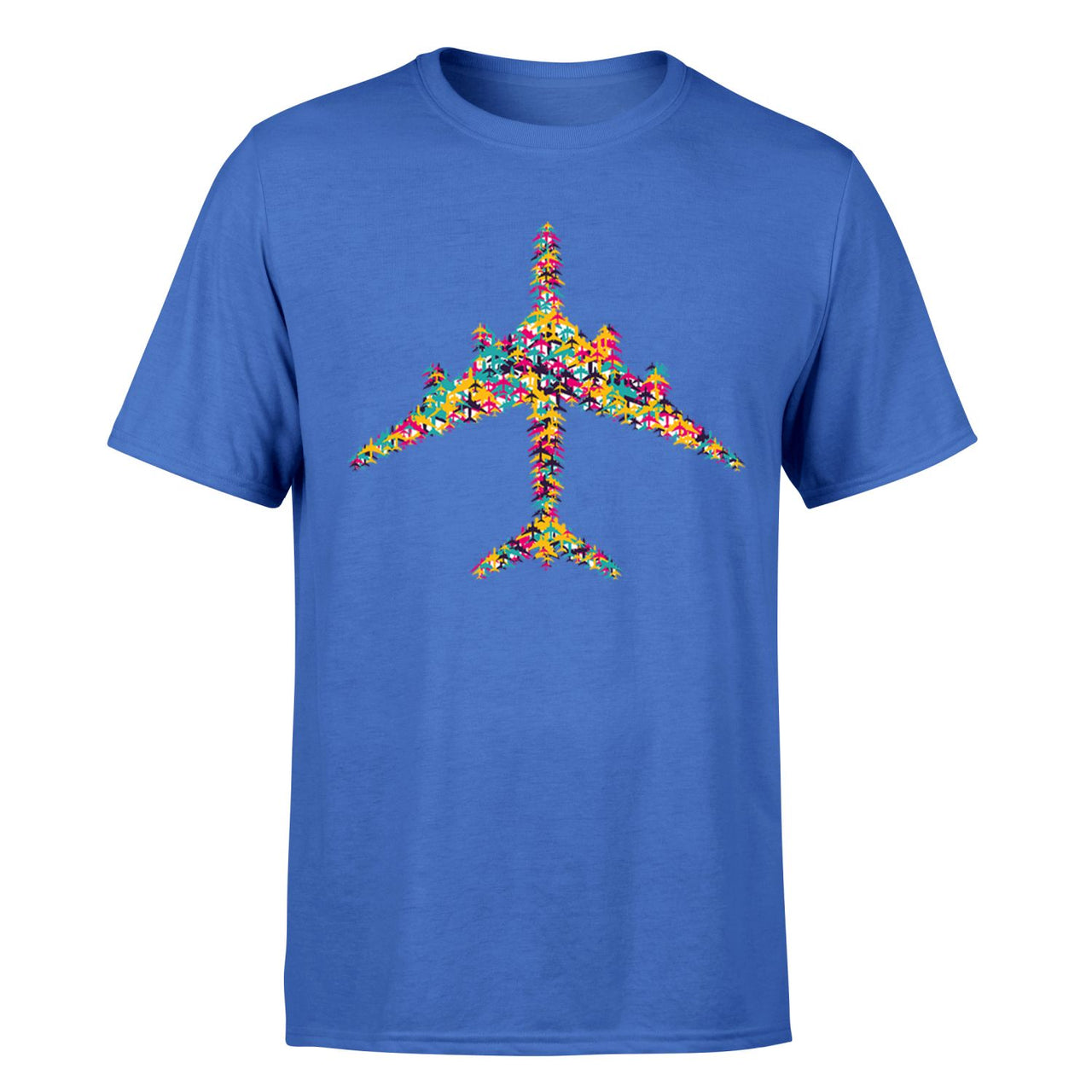 Colourful Airplane Designed T-Shirts