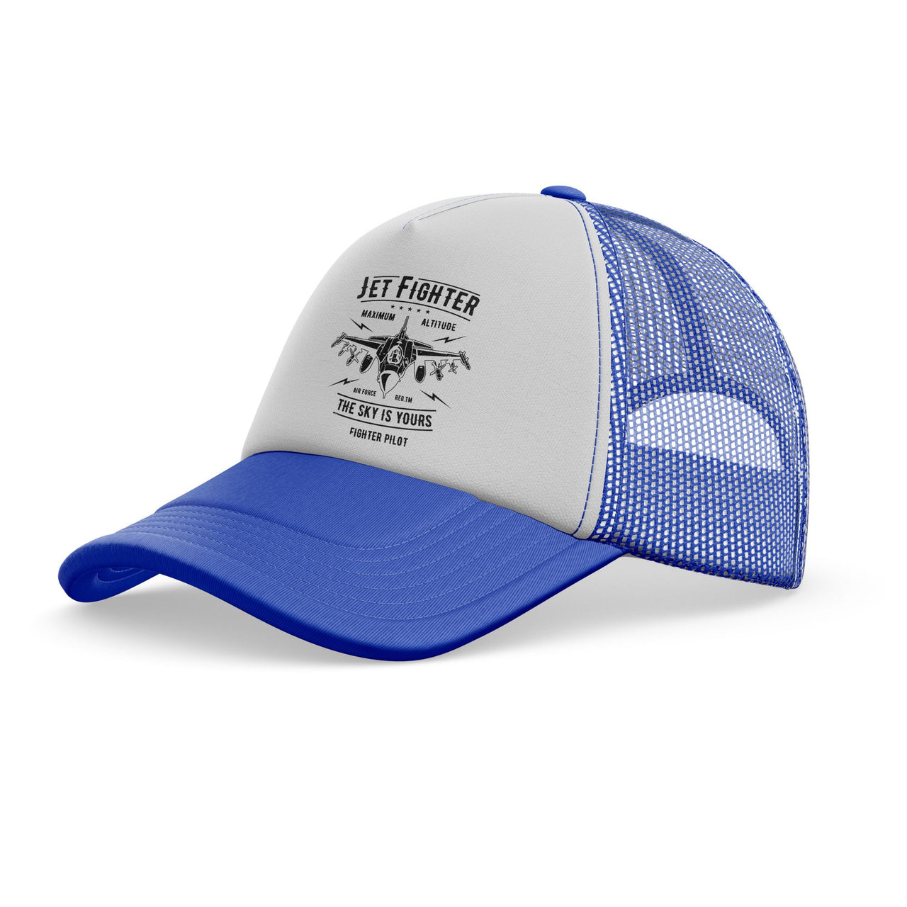 Jet Fighter - The Sky is Yours Designed Trucker Caps & Hats