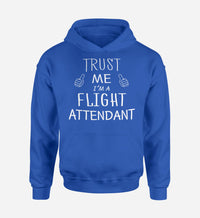 Thumbnail for Trust Me I'm a Flight Attendant Designed Hoodies
