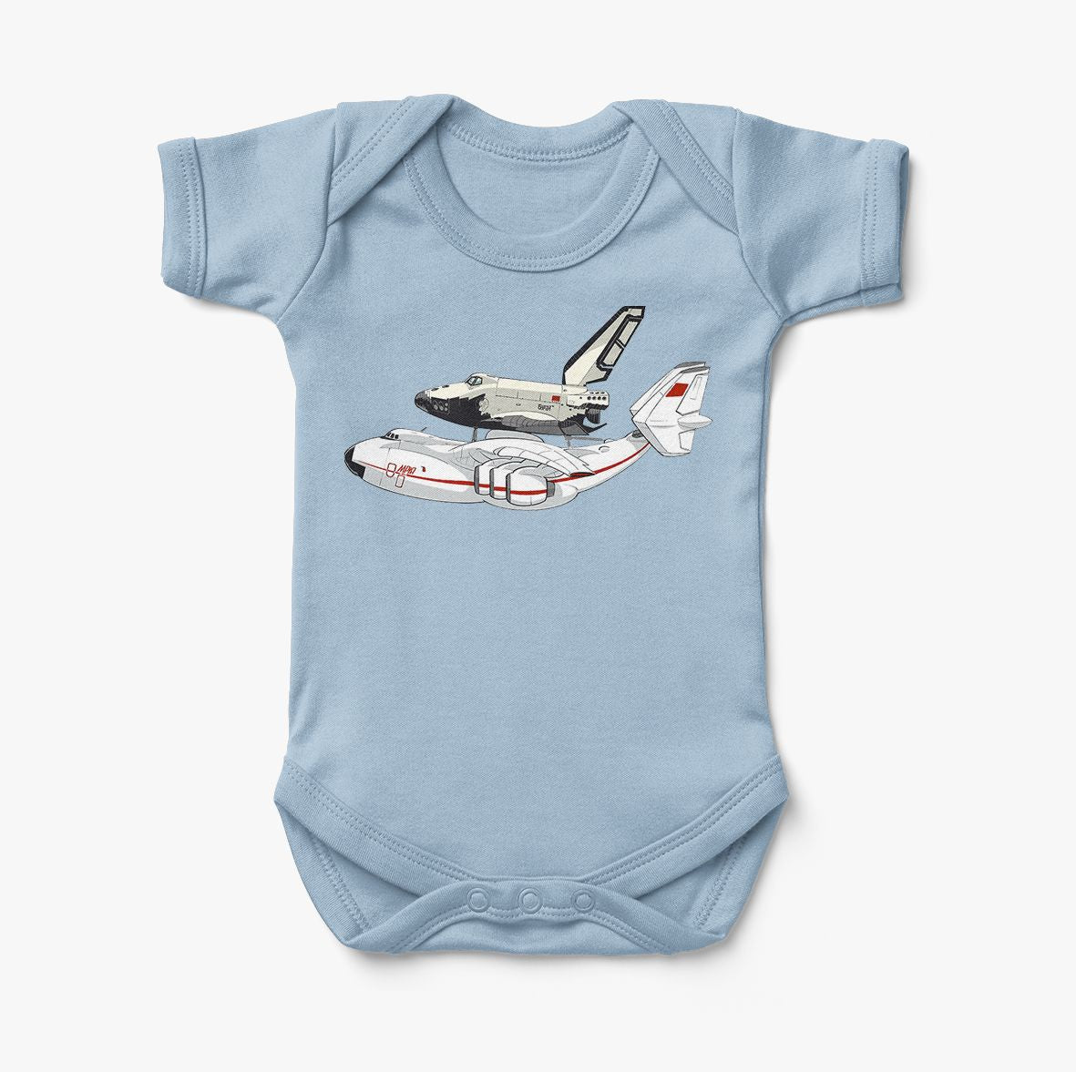 Buran & An-225 Designed Baby Bodysuits