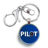 Thumbnail for Pilot & Jet Engine Designed Circle Key Chains