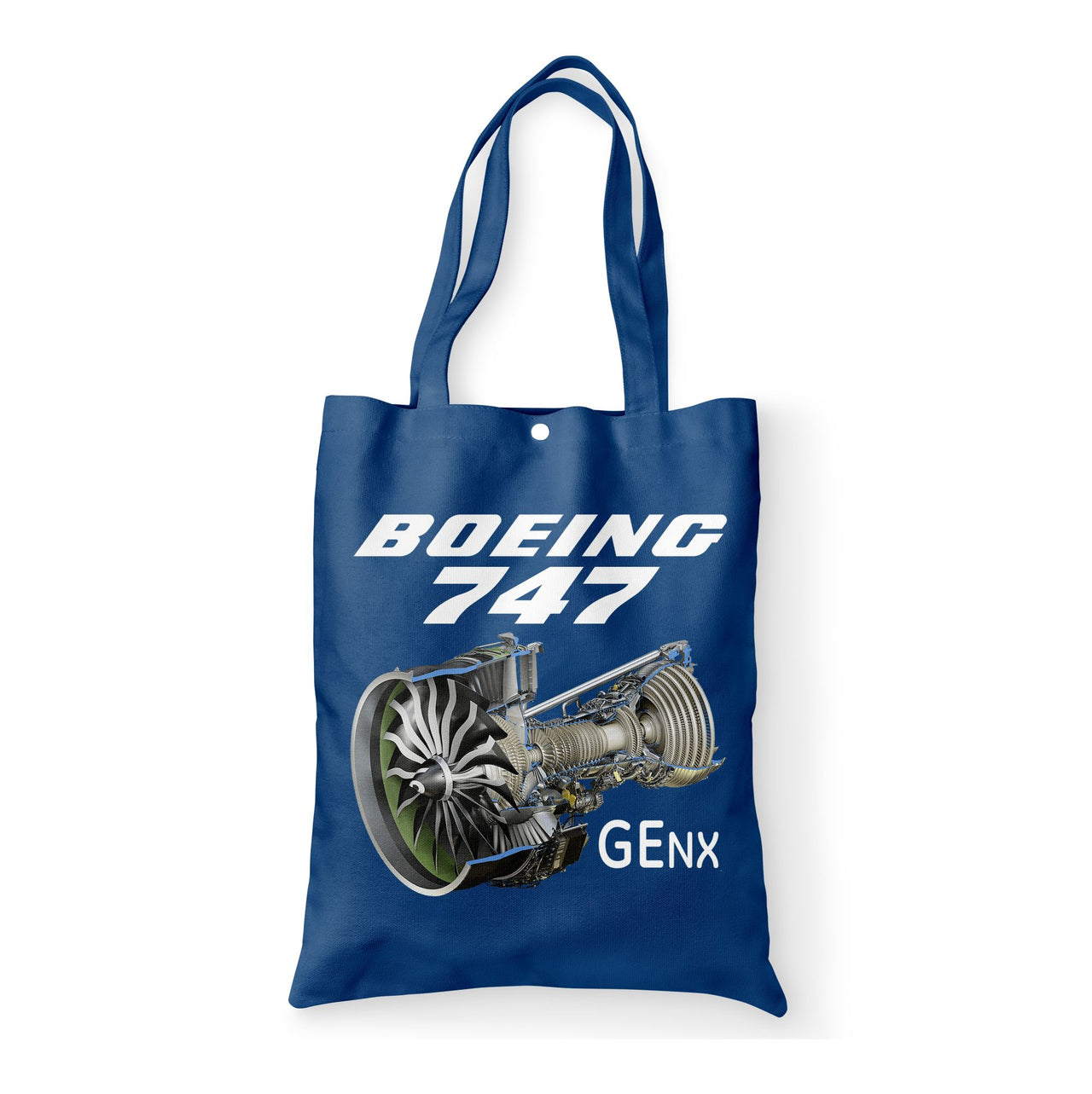 Boeing 747 & GENX Engine Designed Tote Bags