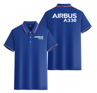 Thumbnail for Airbus A330 & Text Designed Stylish Polo T-Shirts (Double-Side)