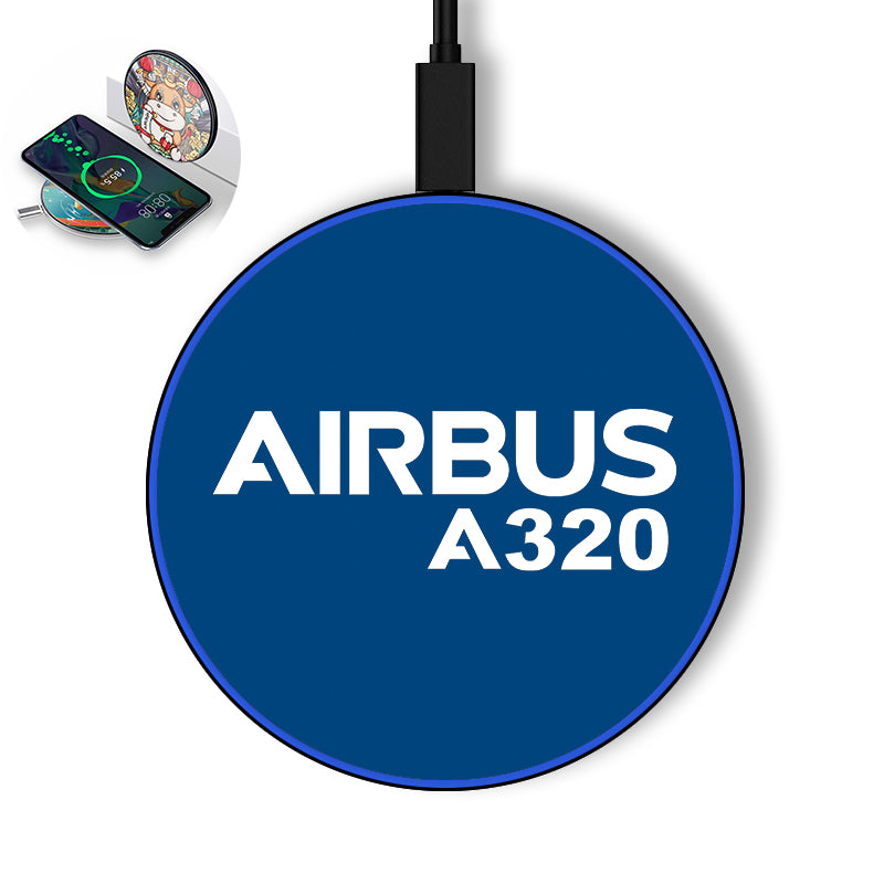 Airbus A320 & Text Designed Wireless Chargers