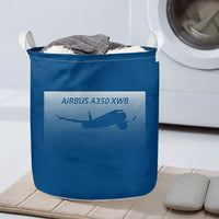Thumbnail for Airbus A350XWB & Dots Designed Laundry Baskets