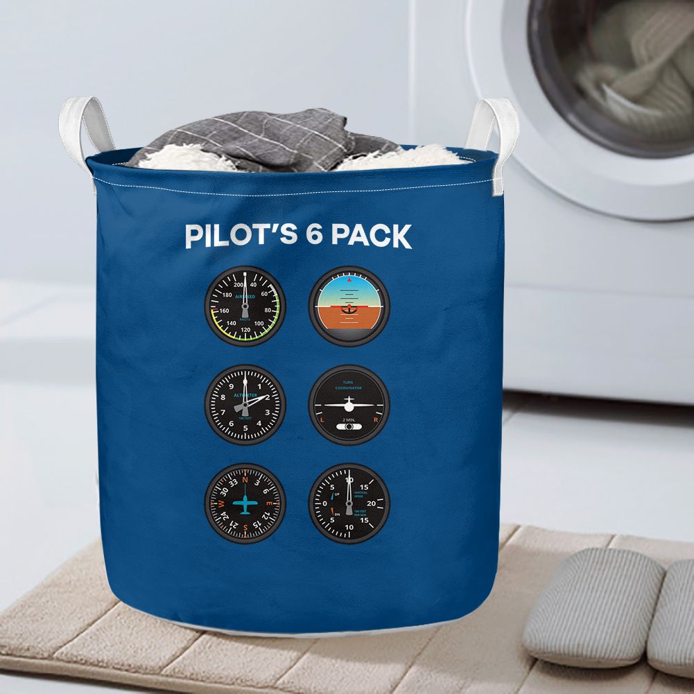 Pilot's 6 Pack Designed Laundry Baskets