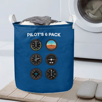Thumbnail for Pilot's 6 Pack Designed Laundry Baskets
