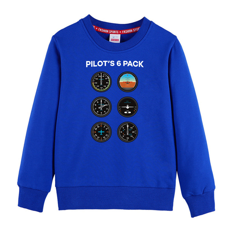 Pilot's 6 Pack Designed "CHILDREN" Sweatshirts