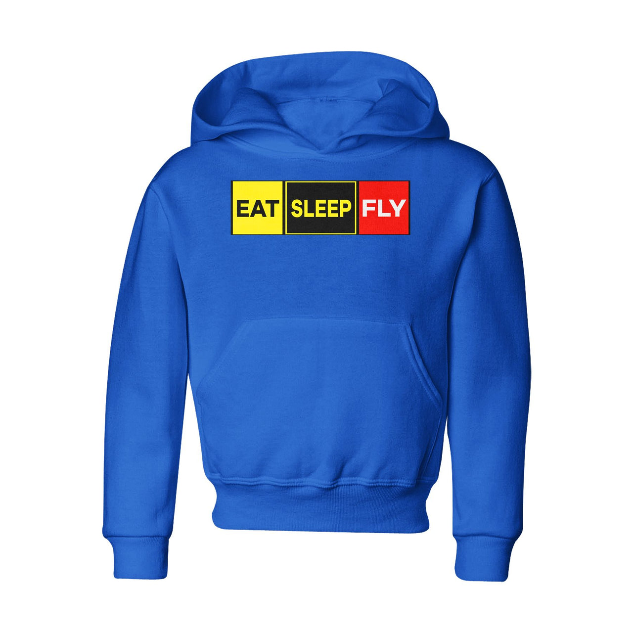 Eat Sleep Fly (Colourful) Designed "CHILDREN" Hoodies