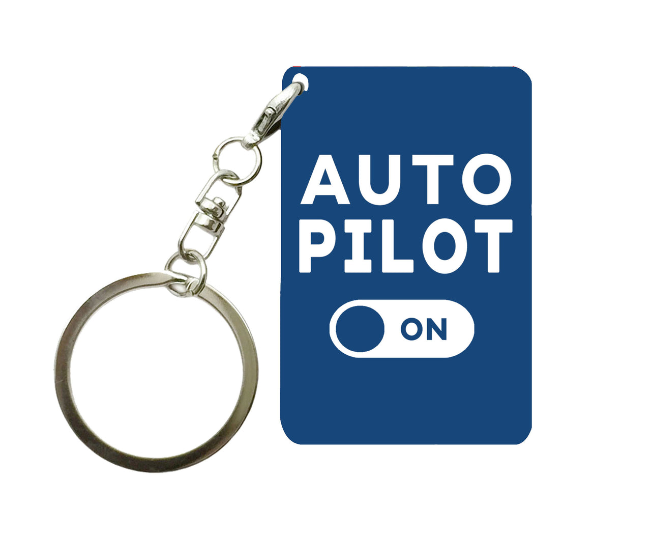 Auto Pilot ON Designed Key Chains