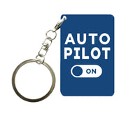 Thumbnail for Auto Pilot ON Designed Key Chains