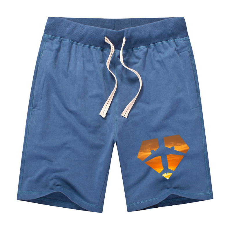 Supermen of The Skies (Sunset) Designed Cotton Shorts