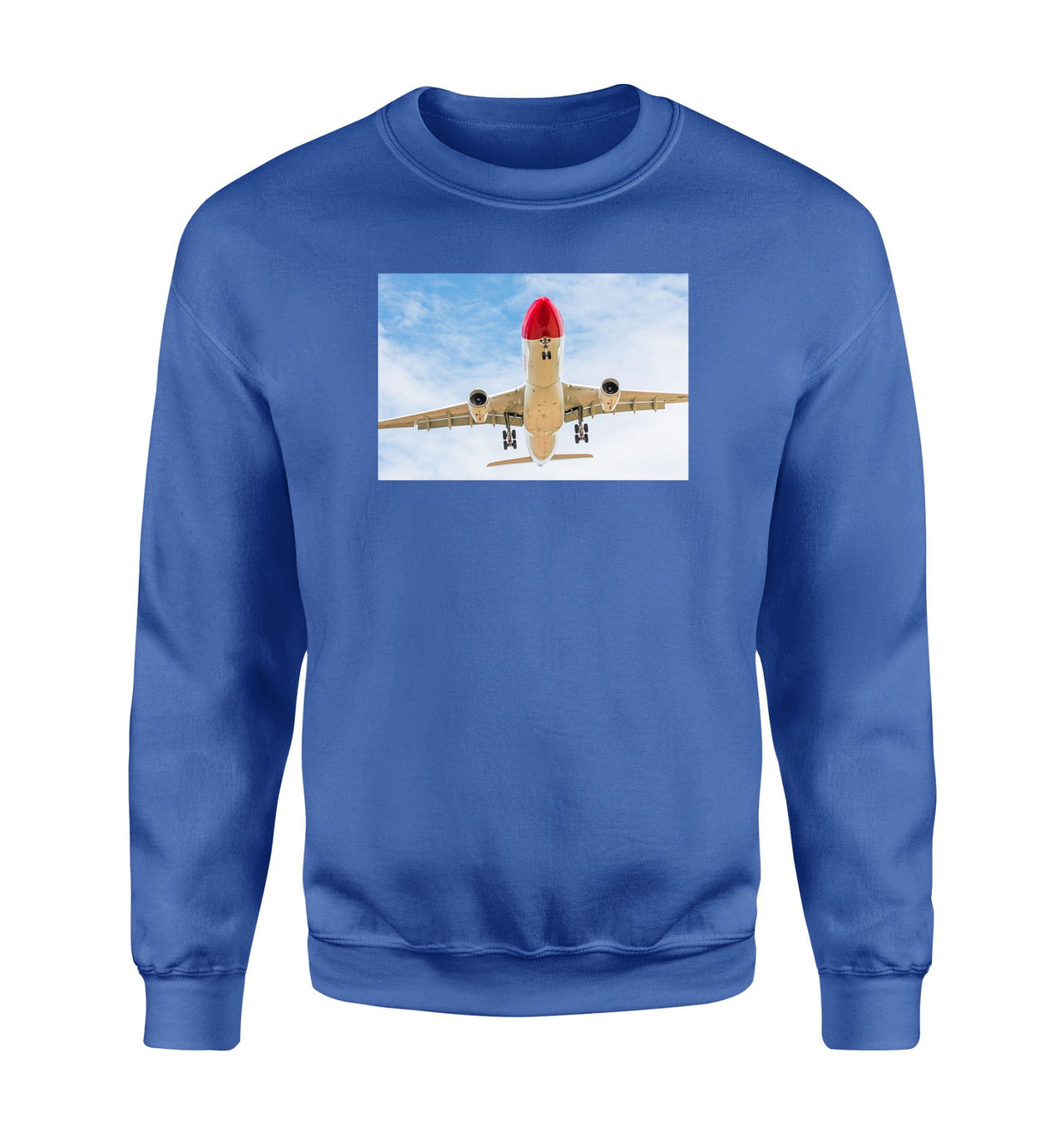 Beautiful Airbus A330 on Approach Designed Sweatshirts