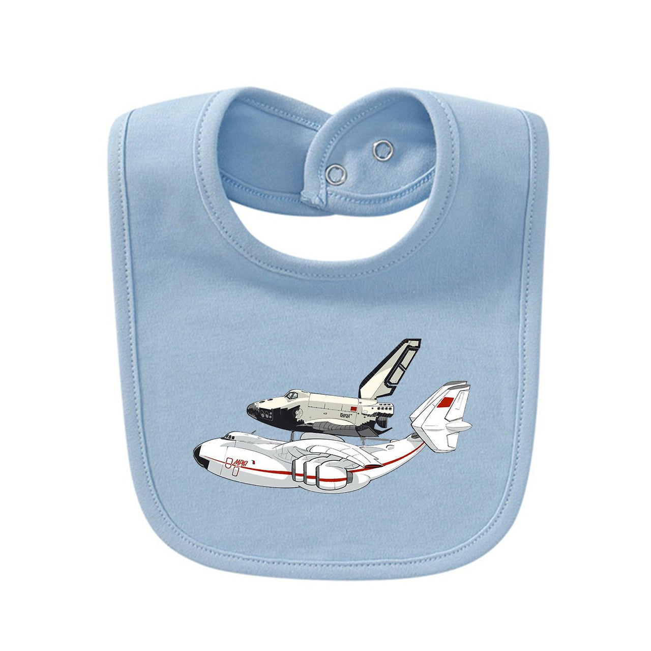 Buran & An-225 Designed Baby Saliva & Feeding Towels
