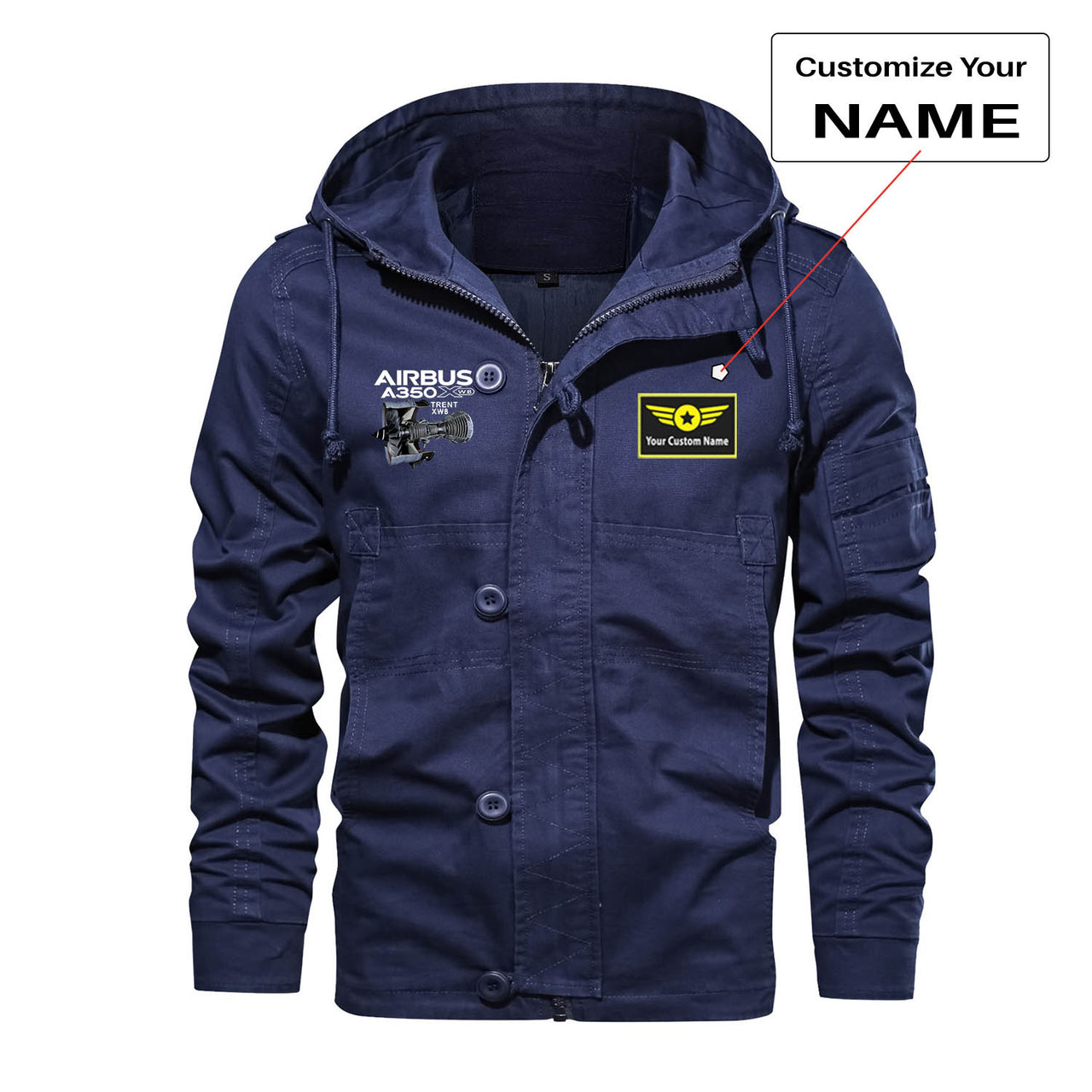 Airbus A350 & Trent Wxb Engine Designed Cotton Jackets