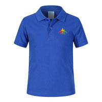 Thumbnail for Colourful 3 Airplanes Designed Children Polo T-Shirts