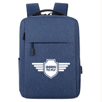 Thumbnail for Born To Fly & Badge Designed Super Travel Bags