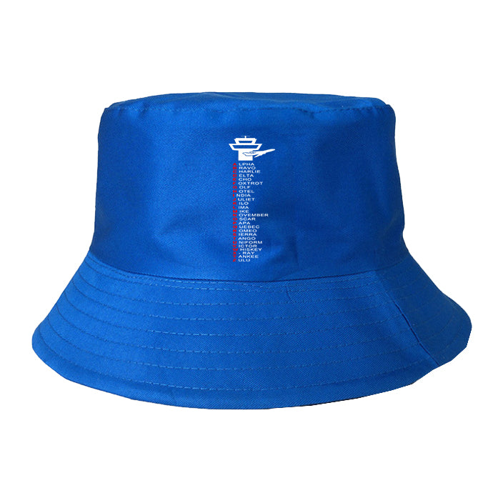 Aviation Alphabet Designed Summer & Stylish Hats