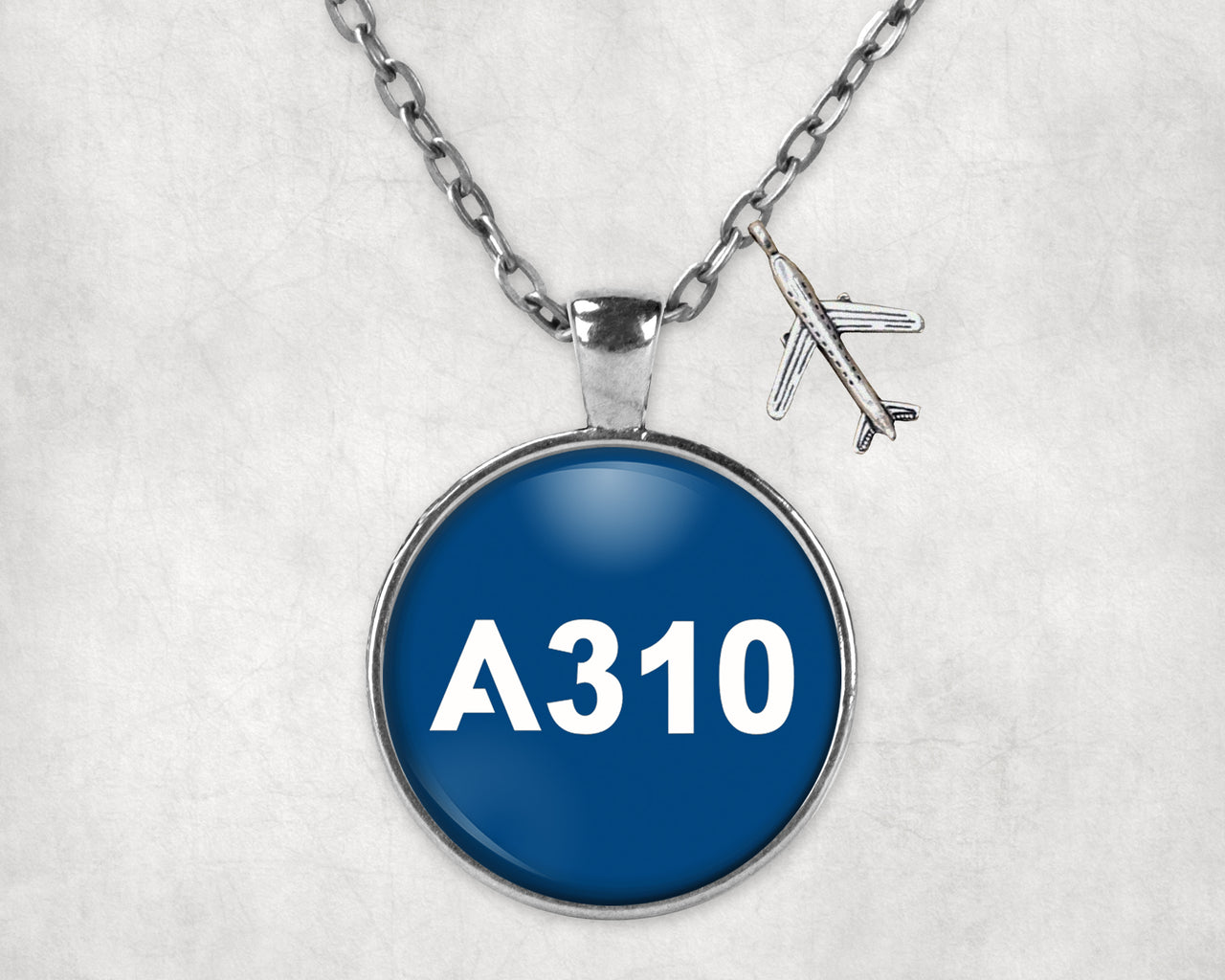 A310 Flat Text Designed Necklaces