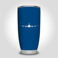 Thumbnail for Boeing 747 Silhouette Designed Tumbler Travel Mugs