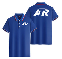Thumbnail for ATR & Text Designed Stylish Polo T-Shirts (Double-Side)