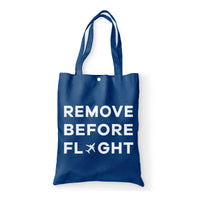 Thumbnail for Remove Before Flight Designed Tote Bags