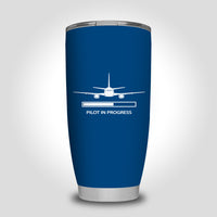 Thumbnail for Pilot In Progress Designed Tumbler Travel Mugs