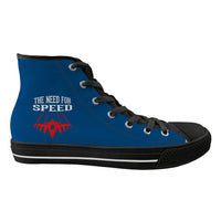 Thumbnail for The Need For Speed Designed Long Canvas Shoes (Women)