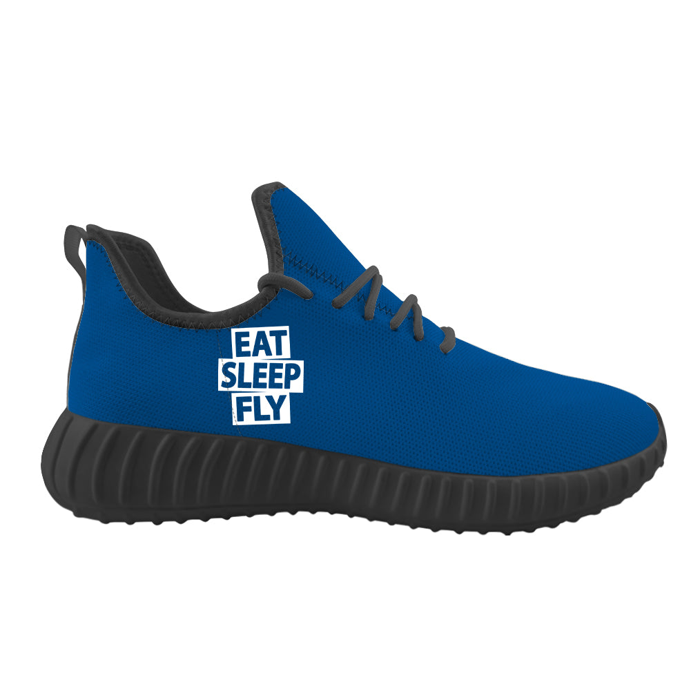 Eat Sleep Fly Designed Sport Sneakers & Shoes (WOMEN)