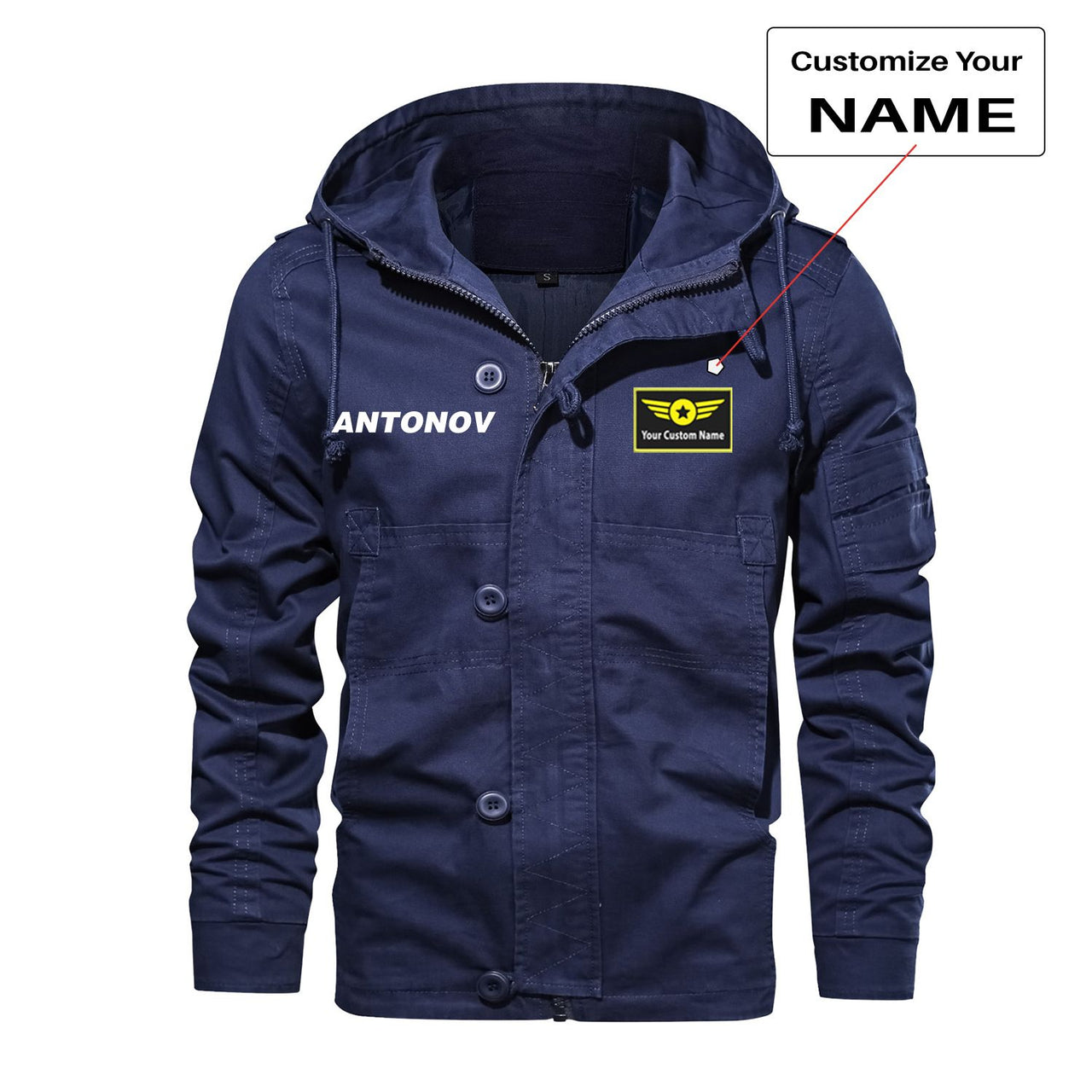 Antonov & Text Designed Cotton Jackets