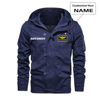 Thumbnail for Antonov & Text Designed Cotton Jackets