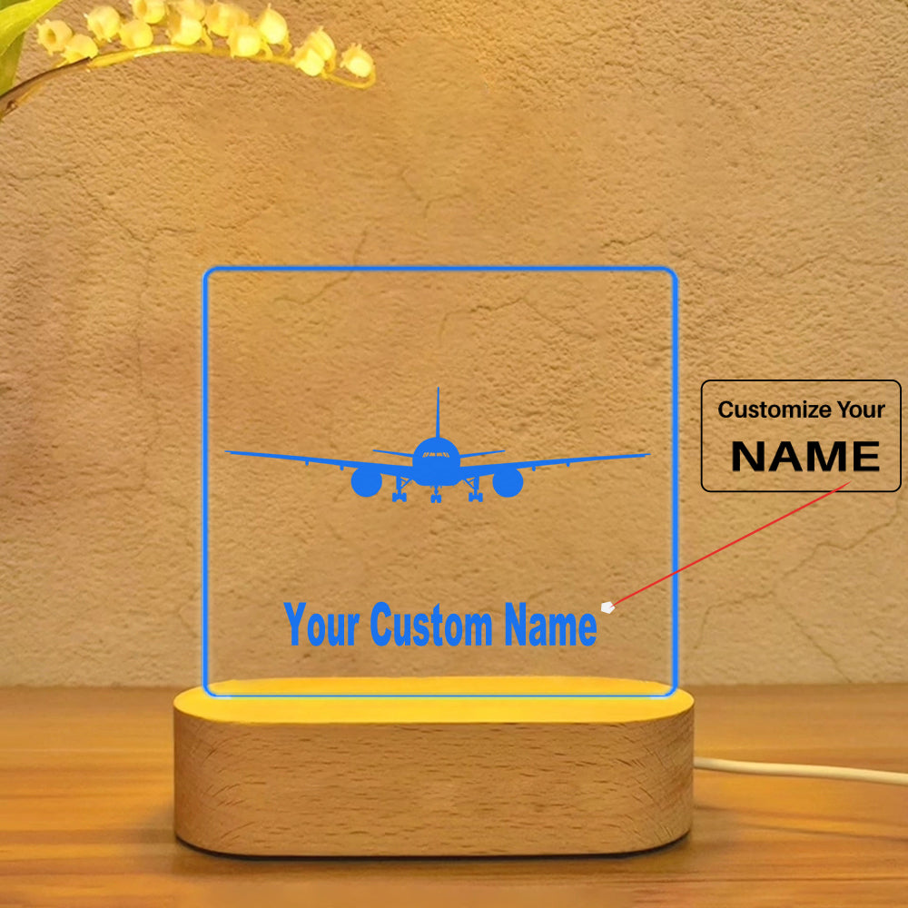 Boeing 777 Silhouette Designed Night Lamp