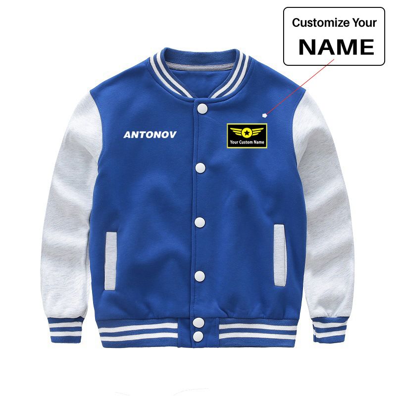 Antonov & Text Designed "CHILDREN" Baseball Jackets
