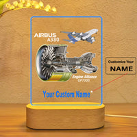 Thumbnail for Airbus A380 & GP7000 Engine Designed Night Lamp